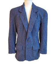 Vintage LizWear by Liz Claiborne Women's Multi Tweed Wool blend Jacket Size 8