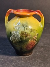 Lovely / hand painted urn/4" floral pattern/