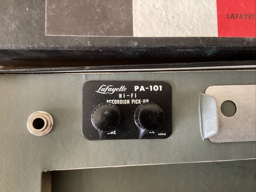 NEU NOS Lafayette 99-4528 Akkordeon Pick Up Anschluss an Amp Verstärker 1960 PA-101 - Bild 4 von 7