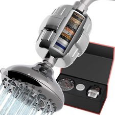 Filtered Shower Head High Pressure Shower Filter Hard Water Filter