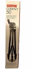 Sunpak TravelMate 50/B 50" Tripod for Cameras Smartphones and GoPro - Black