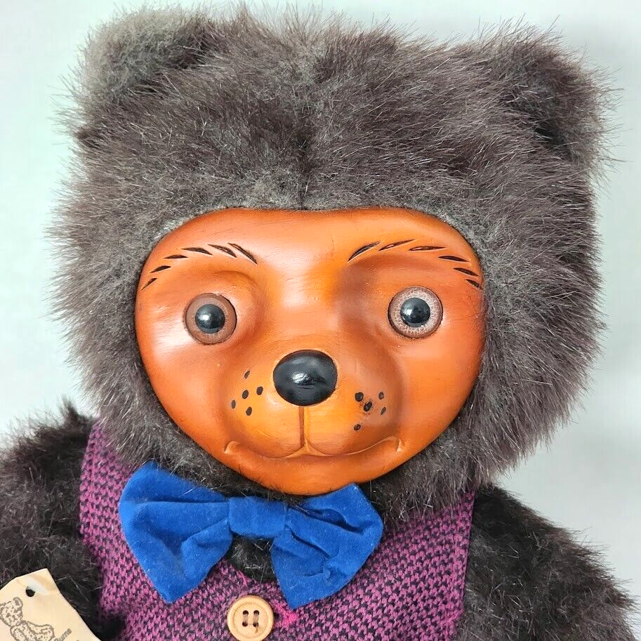 Vintage Robert Raikes Bear Bentley 1985 Originals Woody Bear Hand