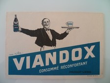 BUVARD PUBLICITAIRE ANCIEN / VIANDOX CONSOMME RECONFORTANT
