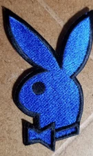 Playboy Bunny Embroidered Patch approx. 2.5 x 3.5"