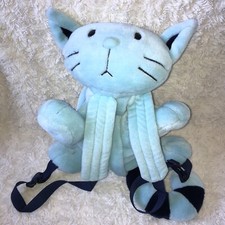 Children's Rare Pilchard Cat Bob The Builder Back Pack Ruck Sack Bag Soft Toy