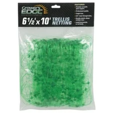 Growers Edge Trellis Netting Green 6.5'X10'