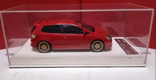 AMC 1/18 Resina Coche Modelo Honda Mugen Civic Tipo R EP3 Rojo - Imagen 2 de 10