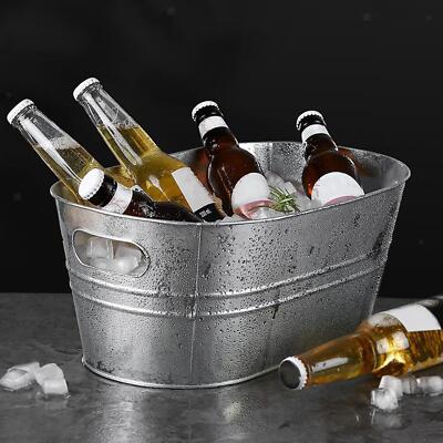 galvanized champagne bucket