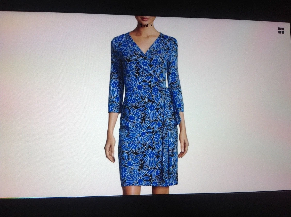 Dvf wrap dress clearance ebay