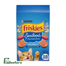 Purina Friskies Dry Cat Food High Protein Seafood Sensations