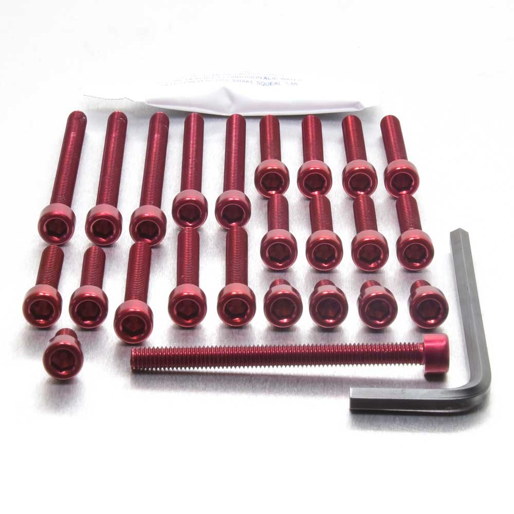 アクセサリー me0822 12000 Kawasaki ZX400C Race Spec Red Fastener Kit | eBay