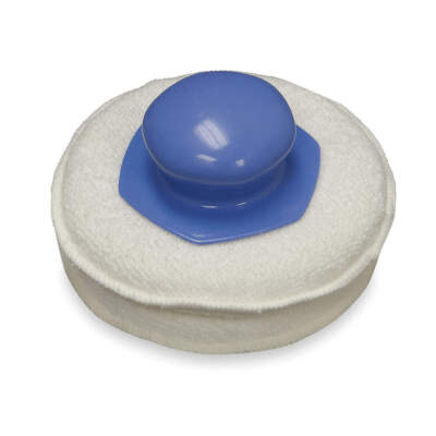 TOUGH GUY 2ZPE8 Applicator Pad,4 in L,Blue/White,PK2 2ZPE8