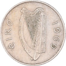 #1089919 M&uuml;nze, IRELAND REPUBLIC, 5 Pence, 1969