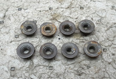 1990 90 KAWASAKI NINJA ZX10 ZX1000 OEM HEADER MOUNTING NUTS BOLTS