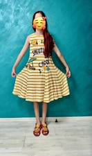 RRP 840€ Dolce Gabbana Girls Viscose Dress 11-12Y Exclusive Resort Collection