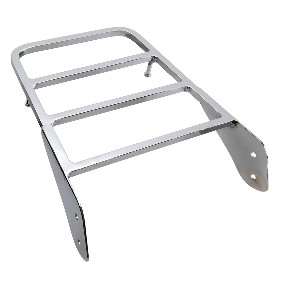 Backrest Sissy Bar Luggage Rack Fit For Yamaha V-Star 400 650 1100 1998-2011 - Image 3 of 4