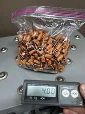 Lot of 500x EPCOS LL  820uf (m) 25v 125c Electrolytic Capacitors B41896 4 Lb Bag