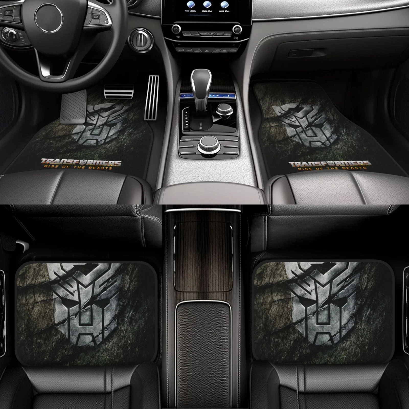 Transformers Print Car Floor Mat,Floor Carpets Vehicle Floor Protector Mats