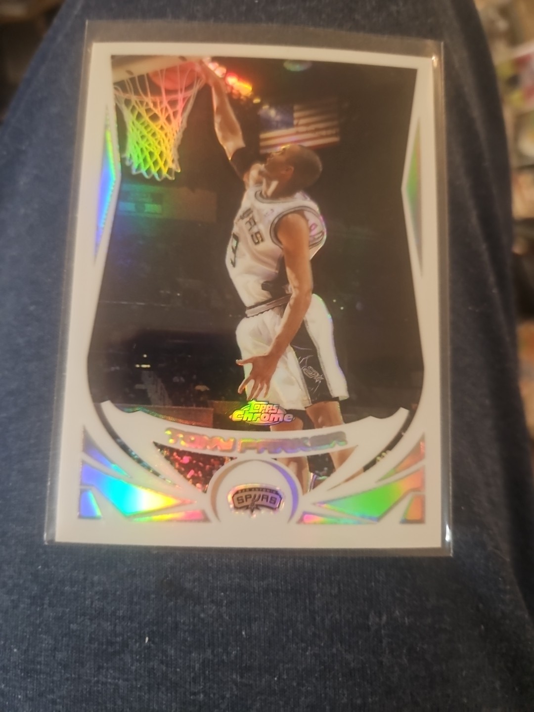 2004-05 Topps Chrome #105 Tony Parker Refractors