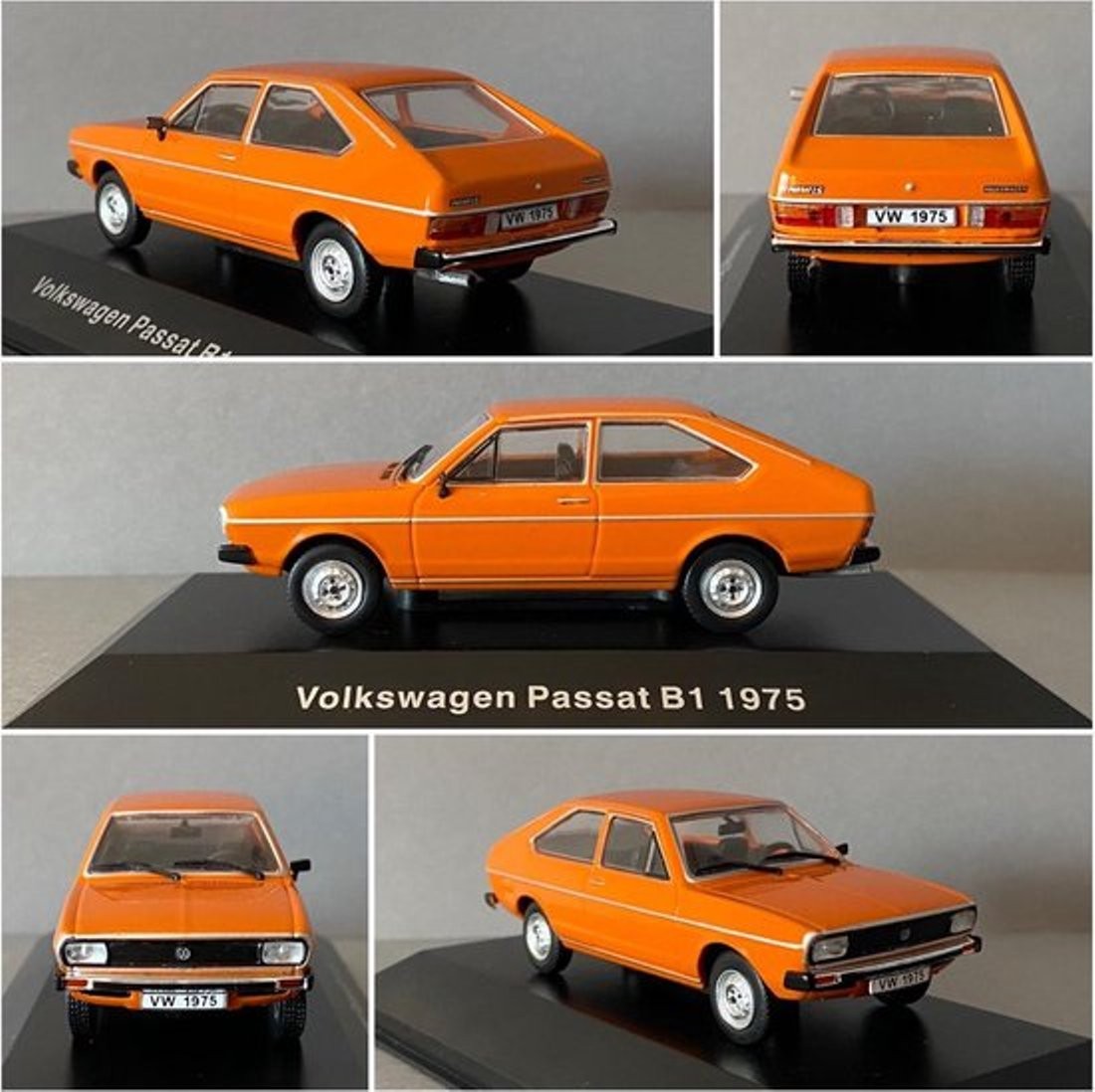 VW Passat B1 1975 miniature orange 1:43 de collection IXO Altaya