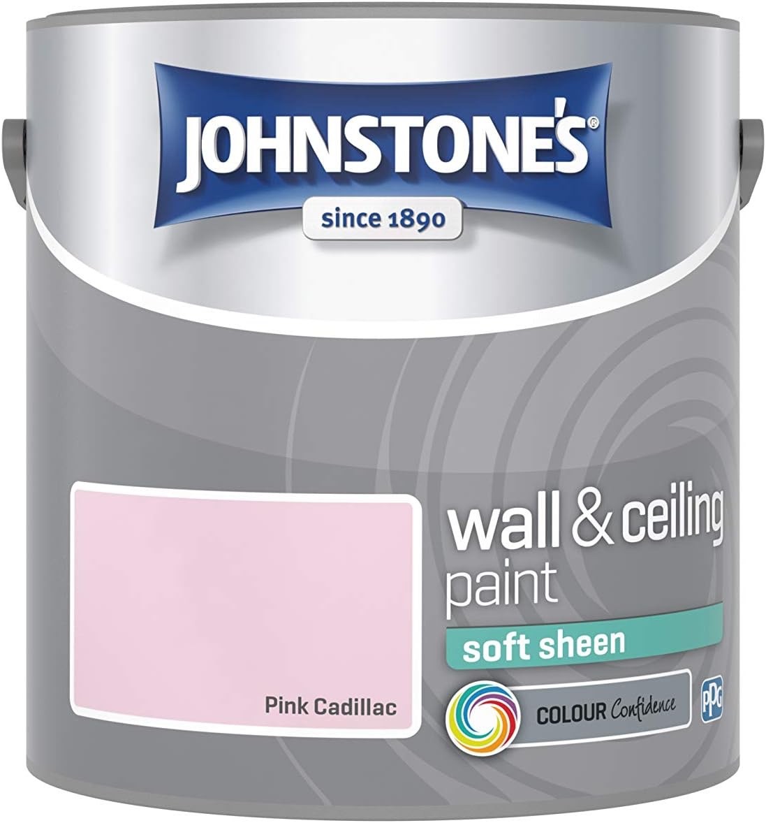 Johnstone's Wall Ceiling Interior Soft Sheen Emulsion Paint 2.5L - Pink Cadillac - Image 2