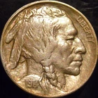 1914-P Buffalo Nickel Choice Original Uncirculated Full Horn