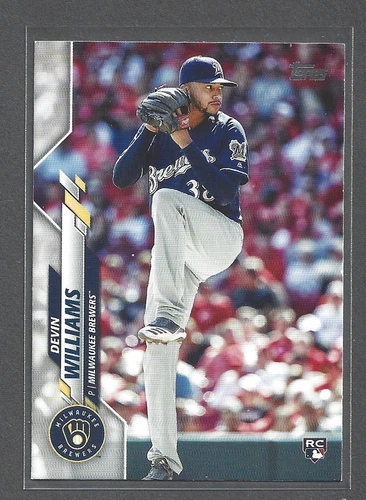 2020 Topps Update Series - Devin Williams #U-113 (RC) Baseball Card MLB Brewers