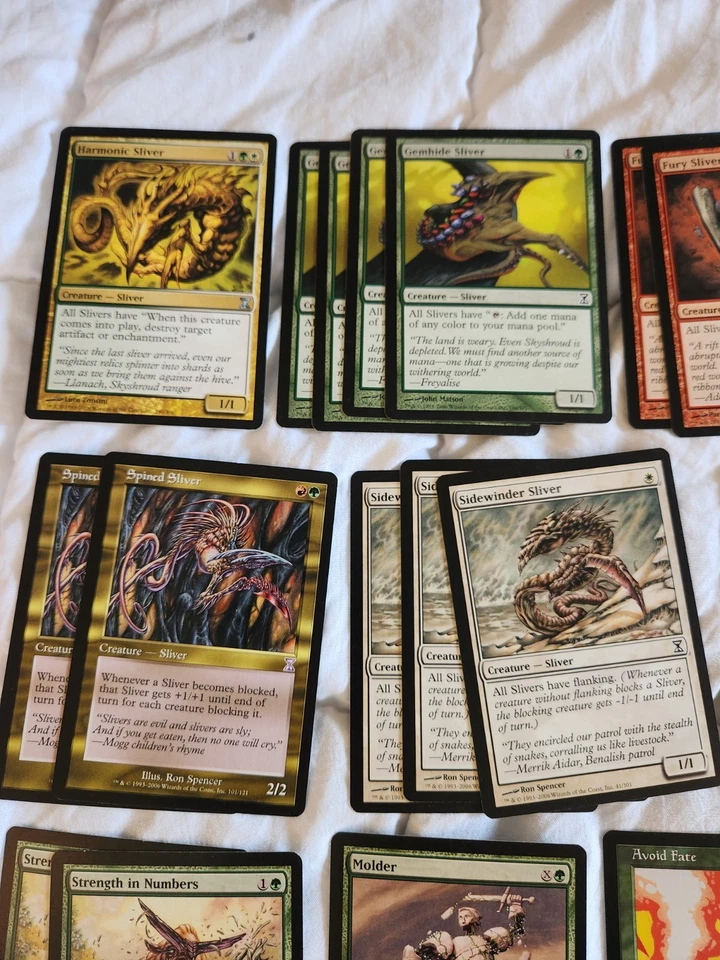 Magic The Gathering -Time Spiral- Sliver Evolution Deck- Complete And Sorted - Image 3 of 4
