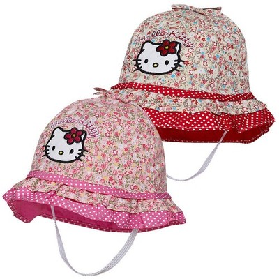 HELLO KITTY KINDER MÄDCHEN SOMMERMÜTZE FISCHERHUT HELLO KITTY BABY SONNENHUT