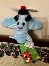 NWT 1999  RUDOLPH ISLAND OF MISFIT BLUE PLANE STUFFINS PLUSH CVS 7”