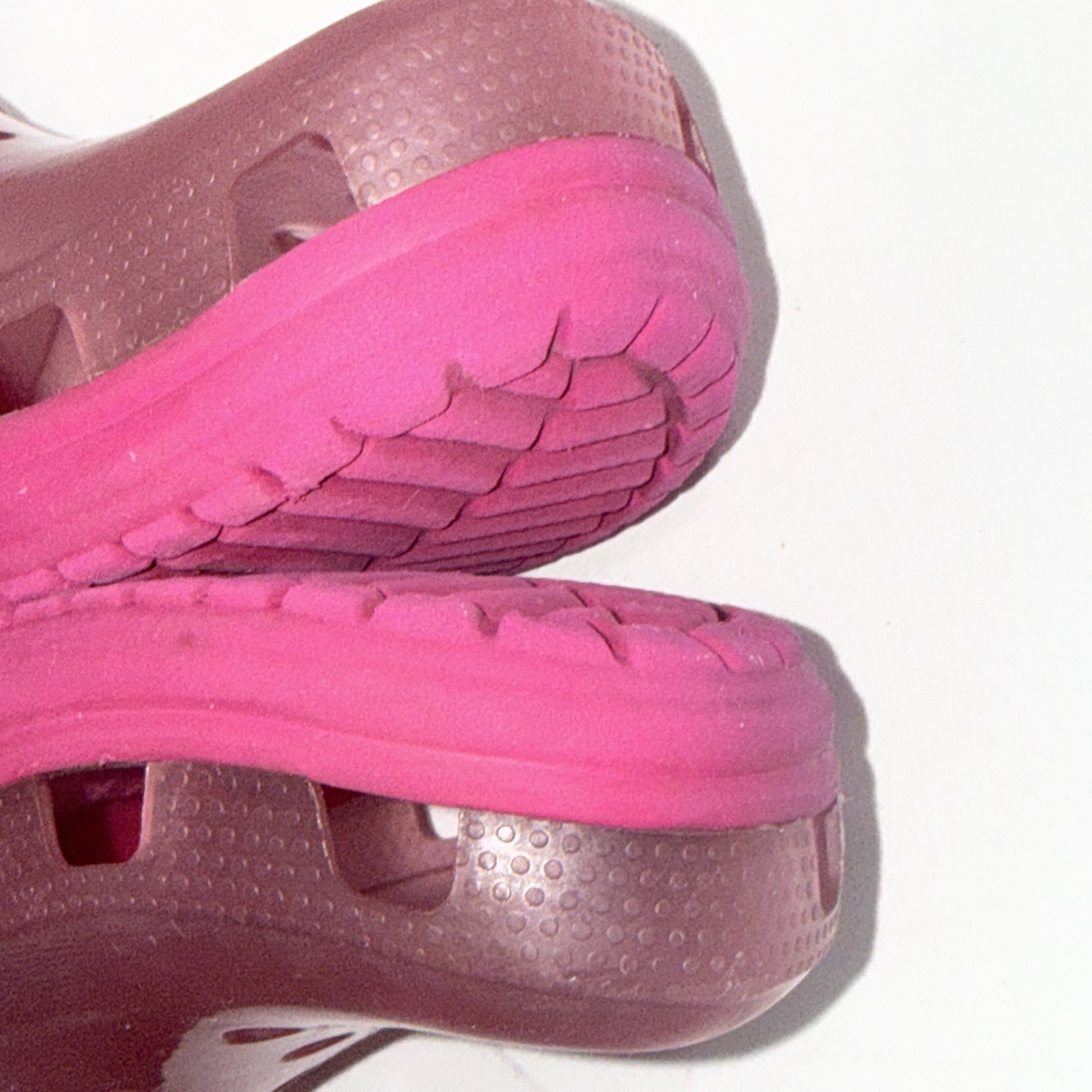 Crocs Classic Translucent Clogs Candy Pink Clear … - image 10