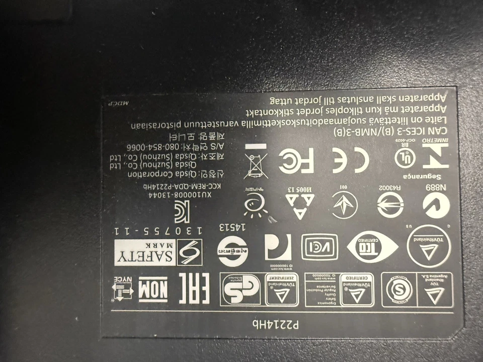 Dell P2214HB 22 inch LED Widescreen Monitor ...VERY GOOD CONDITION! - Image 4 of 4