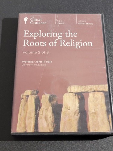 The Great Courses Exploring Roots of Religion Vol 2 DVD Set Prof John R Hale Anc