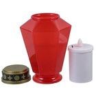 Flickering Flameless Candles Lights Battery Operated Religious Solar Cross