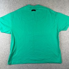 Fear Of God Essentials Shirt Short Sleeve Crew Neck Medium Mens Green FOG