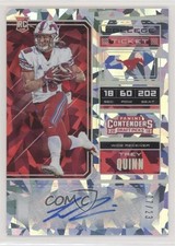 2018 Contenders Draft Picks College Cracked Ice Ticket 7/23 Trey Quinn Auto 04on