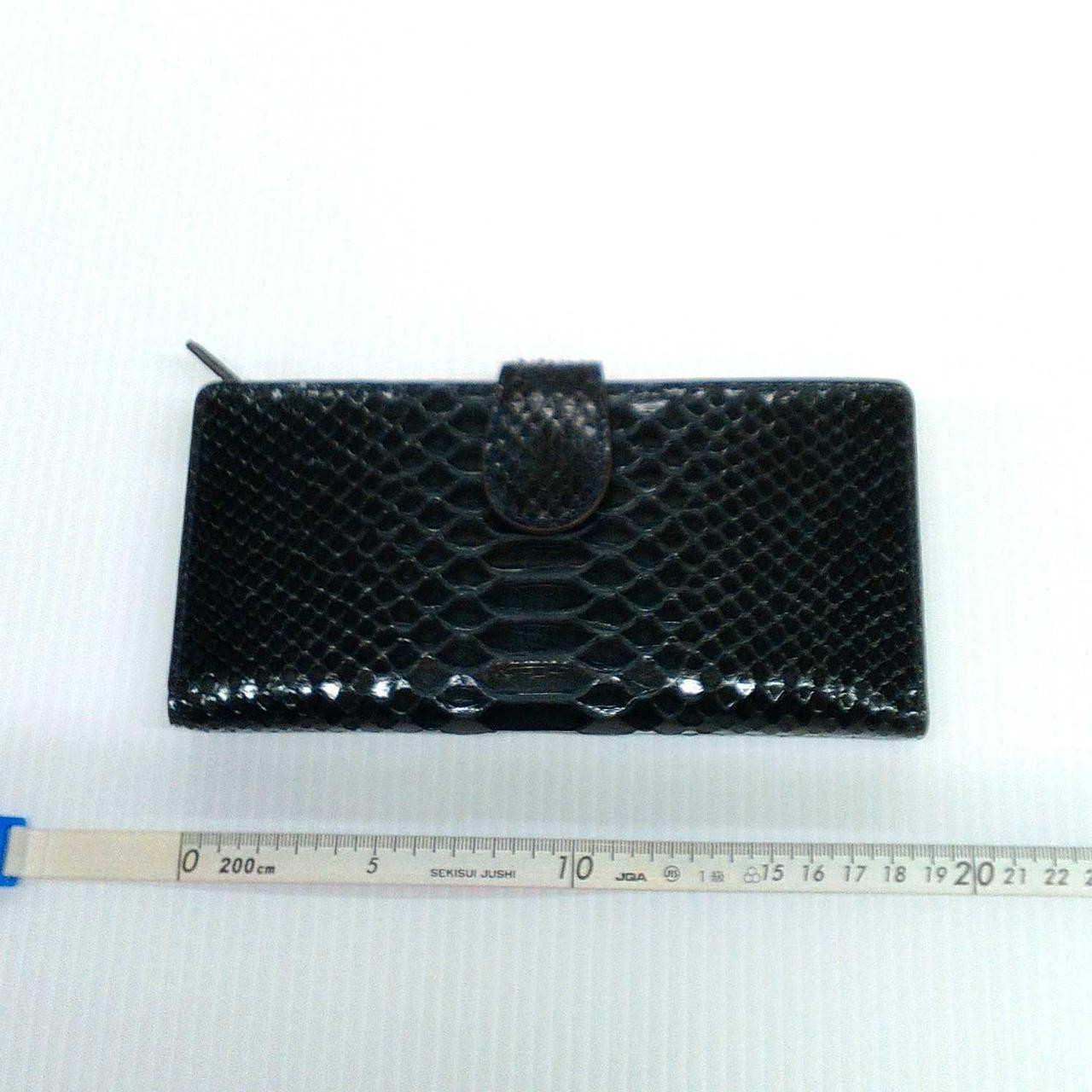 Long wallet Model number Unused Python leather Py… - image 2