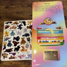 VTG Ty Beanie Babies Official Club Membership Kit Complete First Edition
