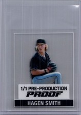 Hagen Smith 2025 Leaf National NSCC Baseball 1/1 Pre Production Proof