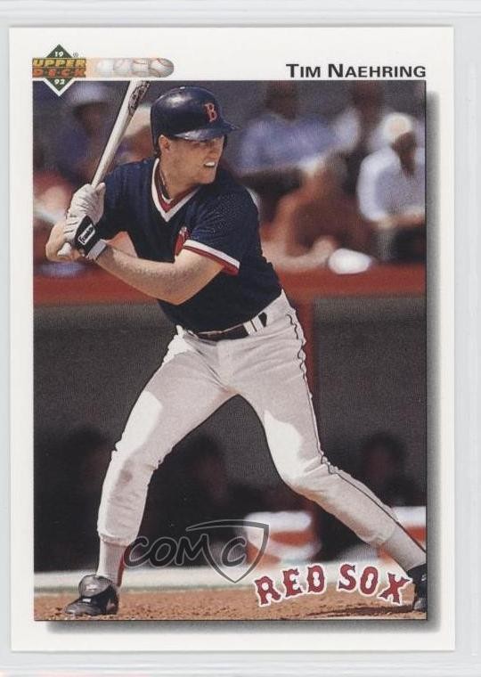 1992 Upper Deck Factory Set Gold Hologram Tim Naehring #523 0b5