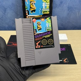 Gumshoe Nintendo NES PAL A ITA Italiano COMPLETO Mattel Con Manuale