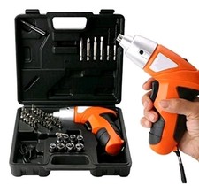 Mini Avvitatore Elettrico a Batteria LED 45 Punte Trapano Elettrico Cacciavite