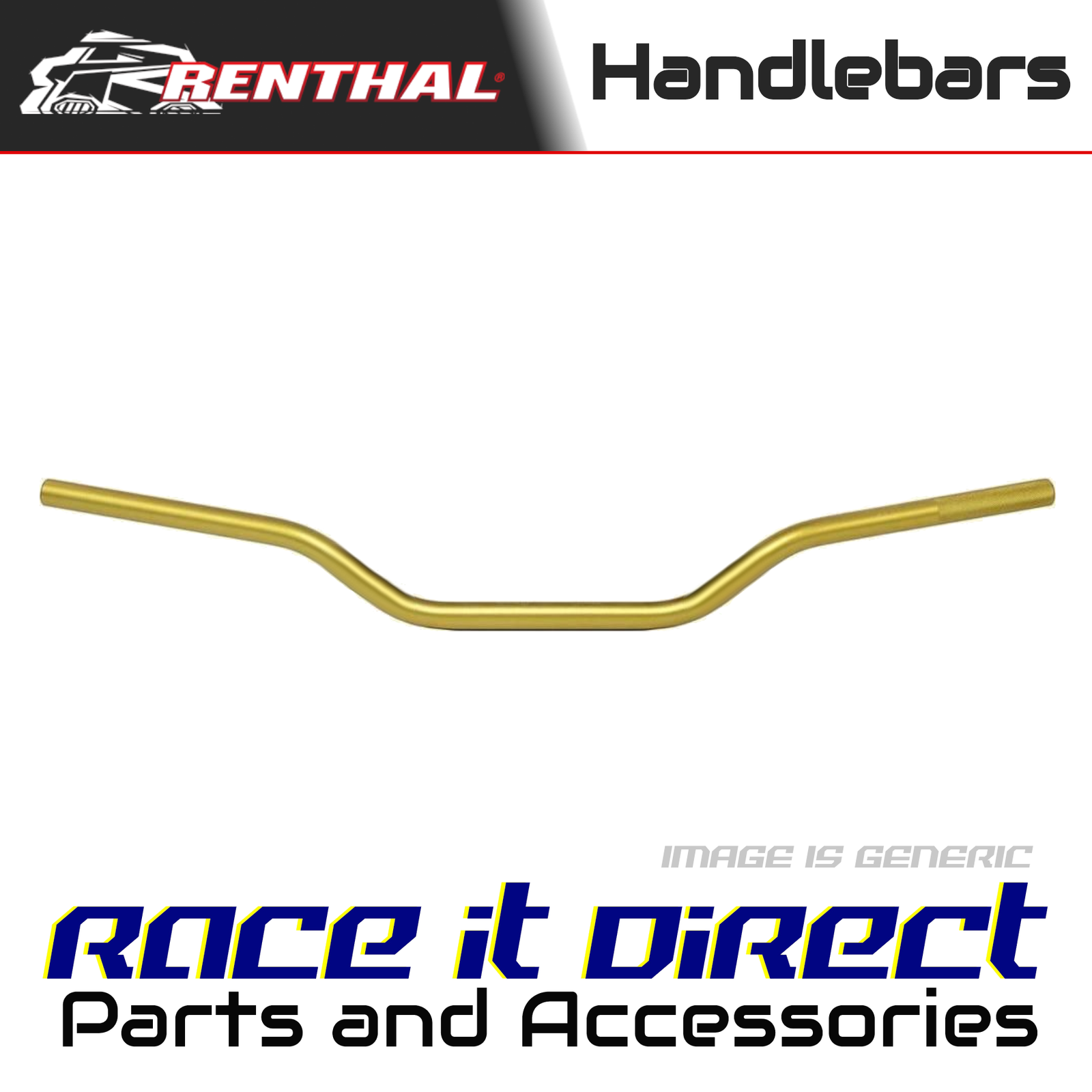 Handlebar for KAWASAKI Versys 650 2015 Gold Renthal