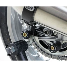 R&G Racing Offset Swingarm Spools - Black CR0055BKCL77