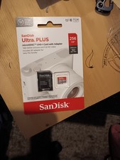 SanDisk Ultra Plus 256GB MicroSDXC UHS-1 Card with Adapter