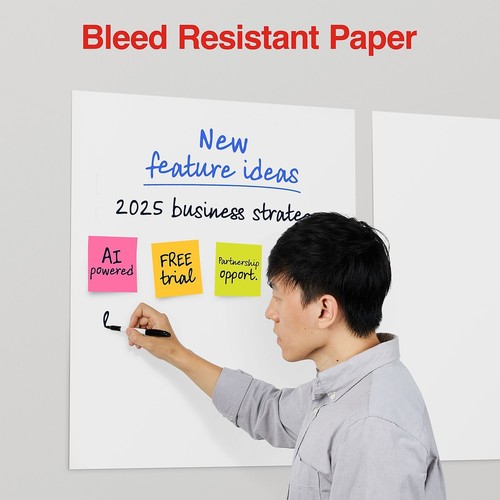 MyOfficeInnovations Stickies Easel Pads 25" x 30" White 30 Sheets/Pad 2 Pads/CT - Bild 3 von 5