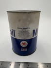 VINTAGE ADVERTISING  MOBIL CARDBOARD 1 QT OIL CAN  (FULL ) SAE 20-20W Pegasus — photo 4