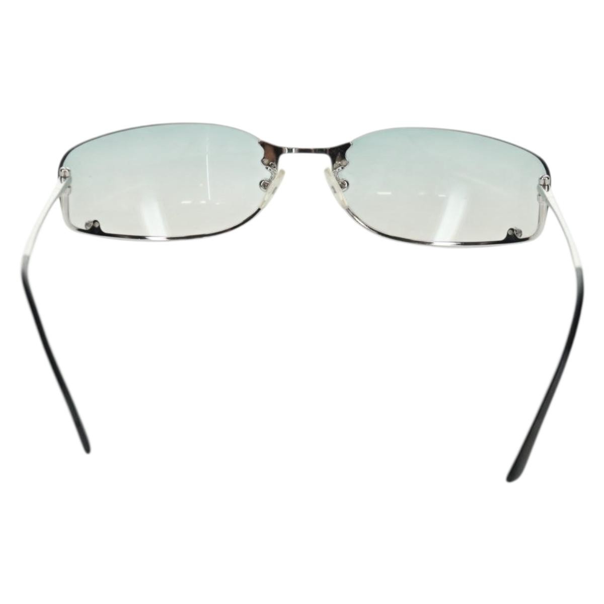 PRADA Sunglasses metal Blue Auth 168780V thumbnail 3