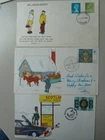 GB FDC 1975 Definitive FDC 76 Xmas FDC + 1 more by Stan Firth . Scarce illustrat