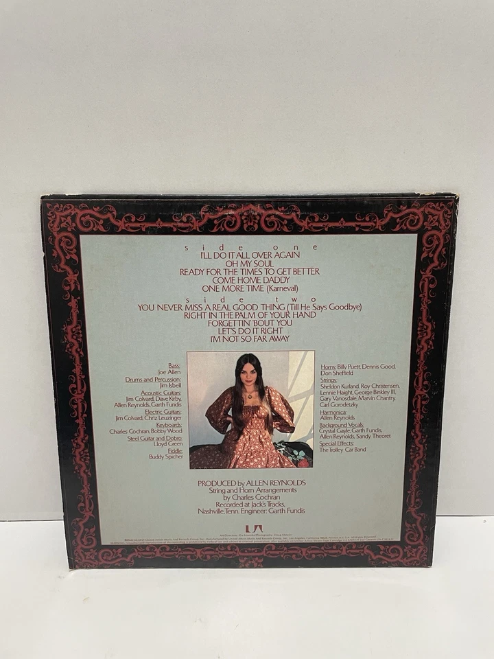 Crystal Gayle кристалл виниловая пластинка 1977 United Artists Records UA-LA614-G - Изображение 2 из 4